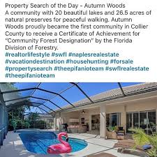 Property Search Of The Day Autumn Woods A Community With 20 Beautiful Lakes And 26 5 Acres Of Natural Preserves For Beautiful Lakes Property Search Forestry