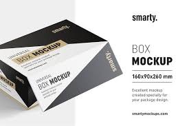 These psd mockups are just perfect to create the most interest sparkling packaging. Hardboard Box Mockup 160x90x260 Mm Box Mockup Brochure Template Psd Mockup