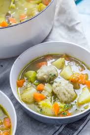 The Vegetable Soup With Dumplings Recipe Is So Quick And Simple To Make Add Whatever Vegetables Yo Healthy Soup Recipes Vegetarian Recipes Vegetarian Dumpling