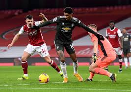 Arsenal's deserved win moves them into the top half, but manchester united, who hit the post via a double mohamed elneny and bernd leno deflection late on, have just seven points from six games. 445 I Hocneumm