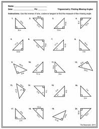 Trigonometry Worksheet Bundle 120 Practice Problems By The Blakenator