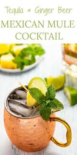 A Moscow Mule With A Little Kick Tequila Ginger Beer Combine In This Easy Twist On The Moscow Mule Swee Ginger Beer Recipe Ginger Beer Ginger Beer Cocktail