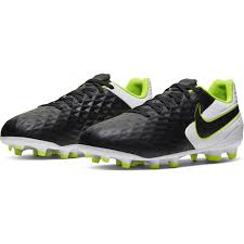 Nike Tiempo Legend 8 Academy Fg Mg Jr At5732 007 Football Shoes Black Black Kids Football Boots Football Boots Boys Football Boots