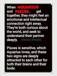 Pisces Aquarius Compatibility With Zodiac Signs Right After Yours Varies By Each Sign Pisces And Aquarius Pisces Aquarius And Pisces Compatibility