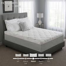 Novaform 14 Quot Serafina Pearl Gel King Memory Foam Mattress Queen Memory Foam Mattress Mattress Comfort Mattress