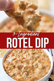 Rotel Dip Is A 3 Ingredient Queso Dip Recipe With Spicy Sausage Rotel And Velveeta Cheese This Creamy Rotel Dip Spicy Sausage Recipes Delicious Dips Recipes
