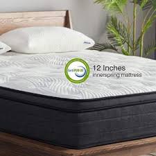 4 Sweetnight King Mattress Mattress Plush Pillows