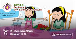 Lengkap Kunci Jawaban Buku Tematik Tema 5 Kelas 6 Wirausaha Kurikulum 2013 Revisi Kurikulum Buku Buku Pelajaran