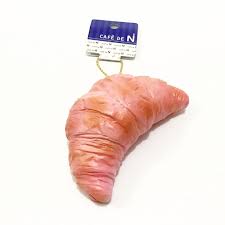 Original Japan Cafe De N Strawberry Croissant Kawaii Squishy Slow Rising Soft Kid Toys Squishies Wholesale Croissant Squishies Kid Toys