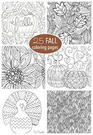 Top 10 free printable halloween pumpkin coloring pages online. Free Fall Adult Coloring Pages U Create