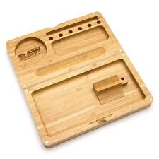 Raw Triple Flip Magnetic Bamboo Rolling Tray In 2020 Super Strong Magnets Tray Bamboo