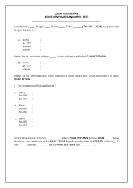 Sisurat Contoh Surat Pernyataan Komitmen Fee Komisi Imbalan 2018 Surat Tanda Tanggal
