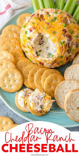 Easy Bacon Ranch Cheese Ball Yellowblissroad Com Recipe Cheese Ball Bacon Ranch Cheeseball Bacon Ranch