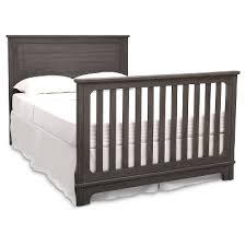 Simmons Kids Full Size Bed Rails Works With Monterey Willow Foundry Cribs Rustic Gray Cribs Convertible Crib Farmhouse Style Nursery