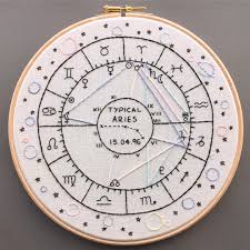 Lucky Stitch Club On Instagram Happy Birthday To Our Friendly Local Aries Baby Eilishmcphee Diy Embroidery Patterns Embroidery Patterns Aries Baby