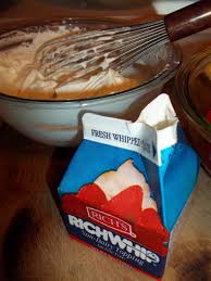 Soy Whipped Cream Delicious Rich Whip Non Dairy Topping Is Available In The Frozen Food Section Of Gr Coffee Liqueur Recipe Whipped Cream Non Dairy Creamer