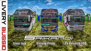 Cara desain tema livery bussid sendiri. Bussid Livery Srikandi Shd Po Haryanto 090 Sinar Jaya Bintang Prima Youtube