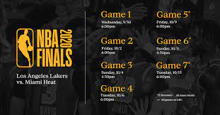 Here are the schedule and national television arrangements for the conference finals. 2019 20 Nba Finals Schedule Confirmed Bleachers News