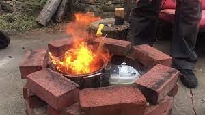 This type of firepit uses controlled airflow and temperatures to achieve better combustion. Smokeless Fire Pit Build Youtube