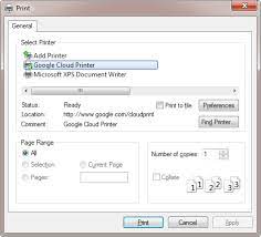 Printing using google cloud print. Google Cloud Printer Print Anywhere From Any Application