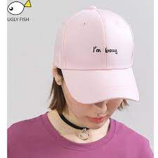 Relevance lowest price highest price most popular most favorites newest. Ugly Fish Cap Women Baseball Cap Men Black Cap Pink Baseball Caps With Letter I Am Busy Baseball Cap Men Baseball Capwomen Baseball Cap Aliexpress