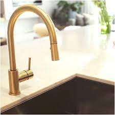 brass kitchen faucet