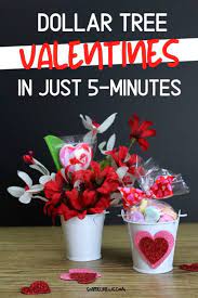 The example i made is mostly made from dollar tree items, including the container and yellow filler! Dollar Tree Valentines For Gifts Party Favors And Bff S Soap Deli News