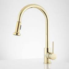kohler polished brass kitchen faucet