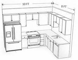 If you have a large kitchen area, but it has the original geometry if you have a long, but wide kitchen, here you can try a variety of options. 8x10 Kitchen Layout Small Kitchen Design Layout Small Kitchen Layouts Cheap Kitchen Remodel