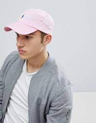 Be heads above the competition with adidas mens caps. Polo Ralph Lauren Player Logo Cotton Baseball Cap In Pink Asos