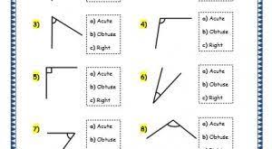Grade 3 Maths Worksheets 14 7 Geometry Classifying And Identifying Angles Printable Worksheets 3rd Grade Math Worksheets Adverbial Phrases