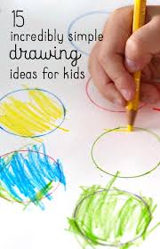 15 Incredibly Easy Drawing Ideas For Kids Easy Drawings For Kids Drawing For Kids Super Easy Drawings