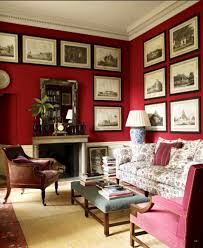 Pin By Jane Hall On Color Schemes Cherry Red From The Flirt Color Palette Red Living Room Walls Living Room Red Red Walls