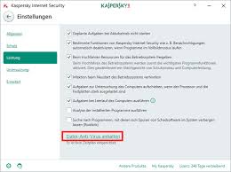 Anpassen Der Einstellungen Von Kaspersky Internet Security 2018 Zur Erhohung Der Computerleistung