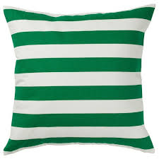 Funda De Almohada Sommar 2019 Blanco Verde Amarillo Rayado Ikea Fundas De Cojines Funda De Almohada Cojines Blancos