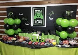 Video Game Party Setup Xbox Party Bday Party Theme Party Setup