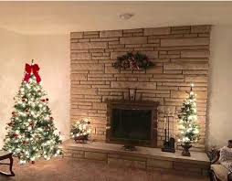 Another Idea For Fireplace Brick Wall With No Mantle Christmas Slate Fireplace Brick Fireplace Fireplace Decor