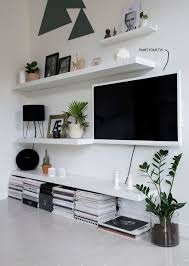 45 Wall Shelves Design Ideas How To Decorate Your Home With Wall Shelves Living Room Decor Tips Ikea Lack Shelves Ikea Lack Wall Shelf