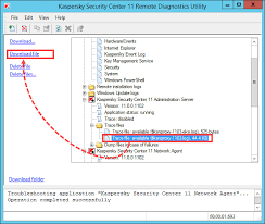 Klactgui Tool For Remote Troubleshooting Of Managed Computers In Kaspersky Security Center 11