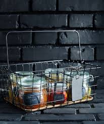 The Best Gift Ever An Ikea Pleja Wire Basket Filled With Jars Of Home Made Goodness More At Ikeaideas Wire Baskets Ikea Wraps