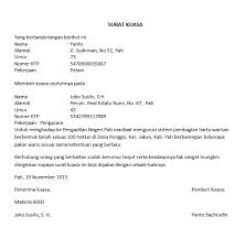 15 Contoh Surat Keterangan Ahli Waris Yang Resmi Dan Sah Surat Tanda Nama Surat Kuasa