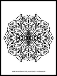 Find unique printable mandalas to color and enjoy the simple creative joy of coloring. Free Printable Mandala Coloring Page The Art Kit