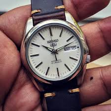 Seiko Snkl41 Brown Leather Strap Watches For Men Vintage Watches Classic Watches