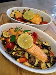 Low Carb Lachs Mit Ofengemuse Von Velvet Mayhem Chefkoch Rezepte Lachs Gerichte Low Carb Lachs