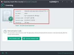 About The Activation Code For Kaspersky Small Office Security 5 For Personal Computer