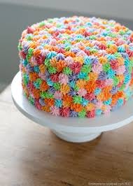 Be Inspired Bright Birthday Cake Idea Easy Cake Decorating Cake Cupcake Cakes