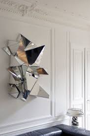 This Looks Massively Dangerous And There S No Way I D Sit Under It But I Like It Geometric Mirror Metal Tree Wall Art 3d Wall Art
