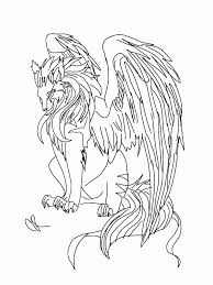 Polish your personal project or design with these wolf coloring. Wolves With Wings Coloring Pages Coloring Home
