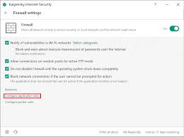 Configuring Kaspersky Internet Total Security Sonos