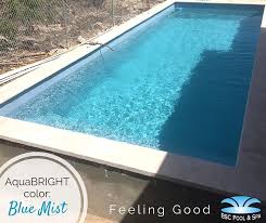 Blue Mist Ecofinish Aquabright By Bsc Pool Spa Bonaire Pool Spa Pool Pool Designs